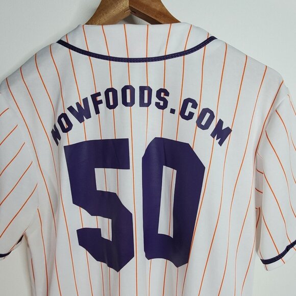 Now Foods Celebrating 50 Years Baseball Jersey Shirt Unisex M Medium - Picture 8 of 9